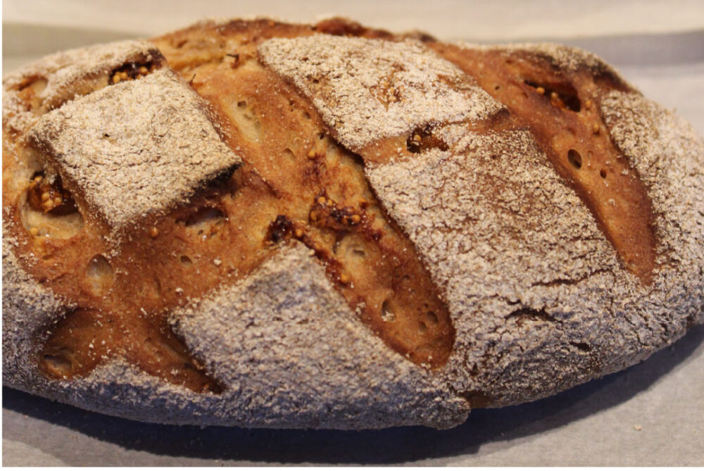 いちじくとマロンペーストのハードパン